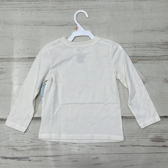 Okie Dokie Christmas Long Sleeve T-Shirt NWT Cookie Baking Crew White Size 5T - Picture 5 of 6